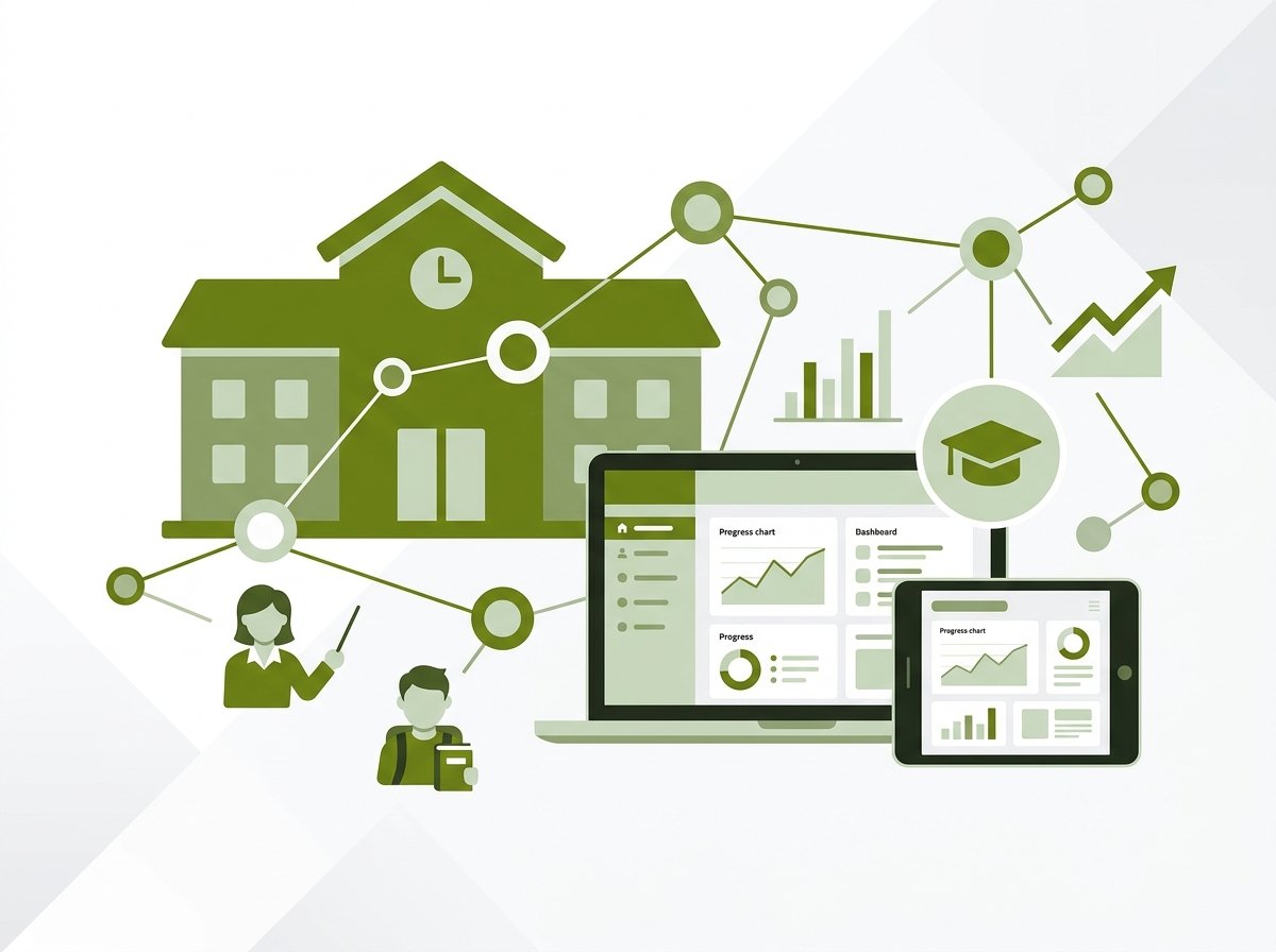 VedSolution team working on school digital solutions — education technology experts